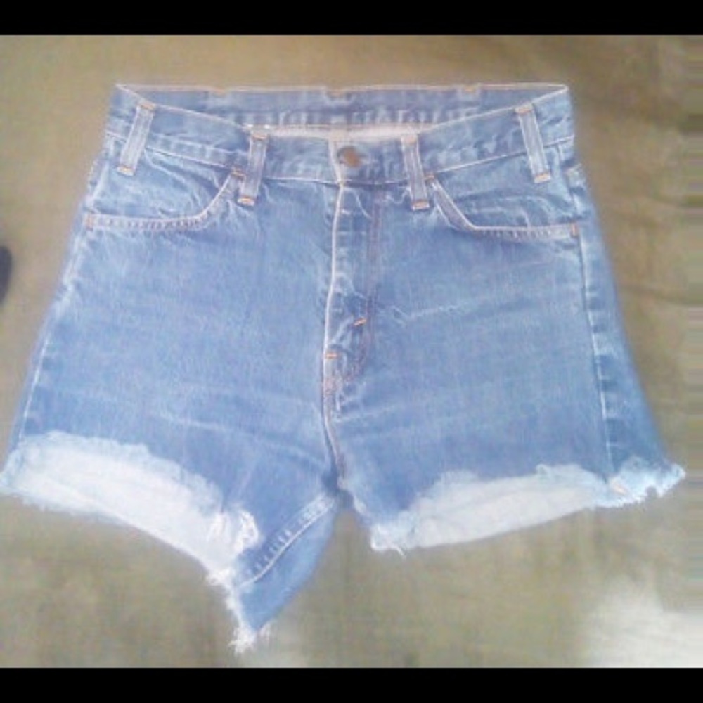 LEVIS Denim Cutoff Denim Jean Shorts USA Made